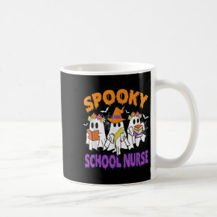 Soky School Nurse Funny Ghost Halloween Kaffeetasse