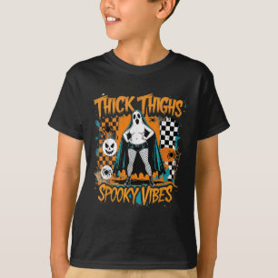 Soky Vibes Thick Thighties Niedlich Ghost Spaß T-Shirt