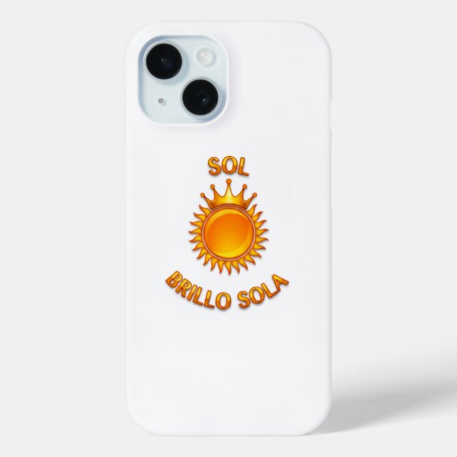 Sol Brillo Sola iPhone Case – Inspirational Logo P (Rückseite)