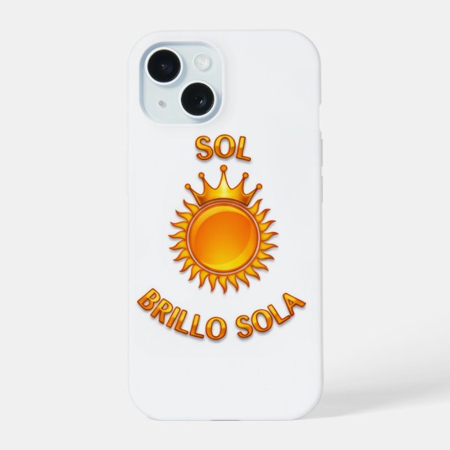 Sol Brillo Sola iPhone Case – Inspirational Logo P (Verso)