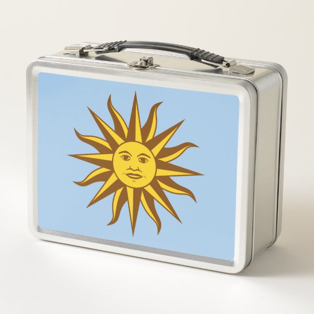 Sol de Mayo - URUGUAY Metall Brotdose (Vorderseite)