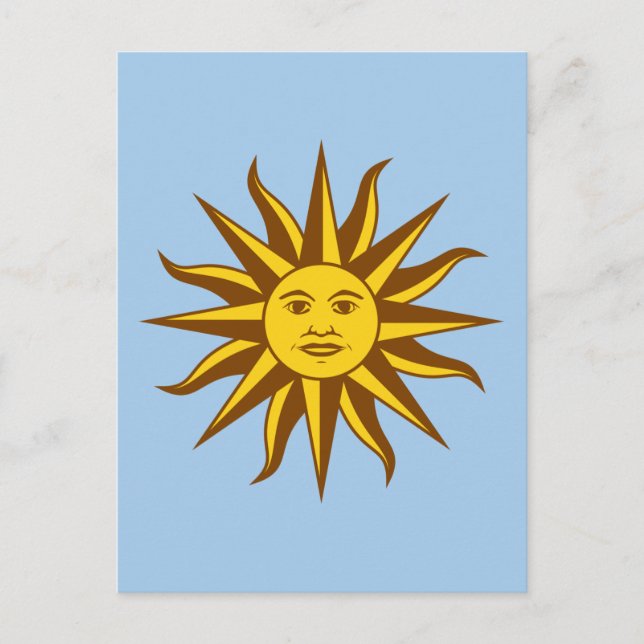 Sol de Mayo - URUGUAY Postkarte (Vorderseite)