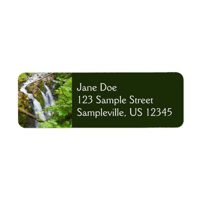Sol Duc Falls II im Olympic-Nationalpark (Vorne)