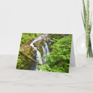 Sol Duc Falls II im Olympic-Nationalpark Karte