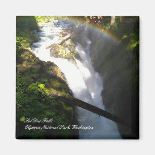 Sol Duc Falls Parc national olympique 2" Magnet