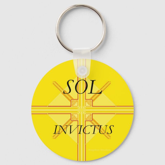Sol Invictus Schlüsselanhänger (Vorderseite)
