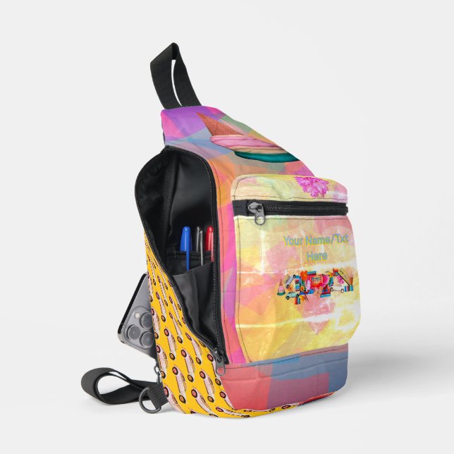 Sol Invictus Sommertime Druck Cut Sew Tasche (Offen)