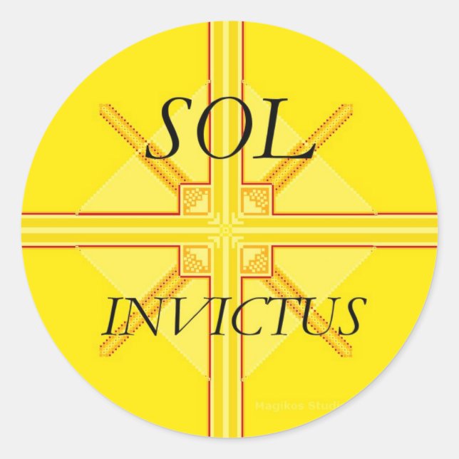 Sol Invictus Stickers (Vorderseite)