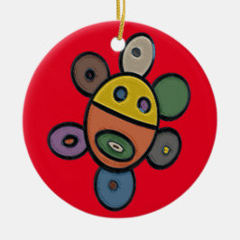 Sol Taino Circle Ornament