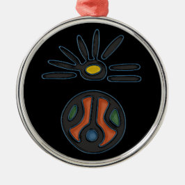 Sol Taino Circle Ornament