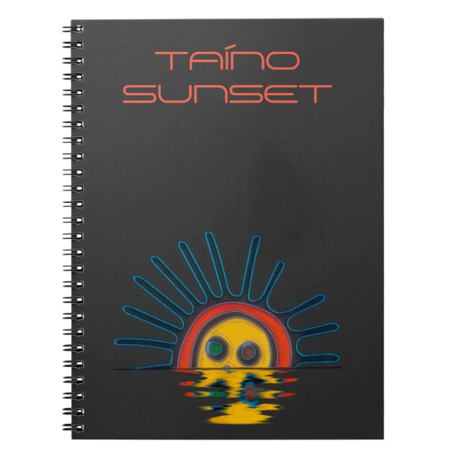 Sol Taino Sunset Notizblock (Vorderseite)