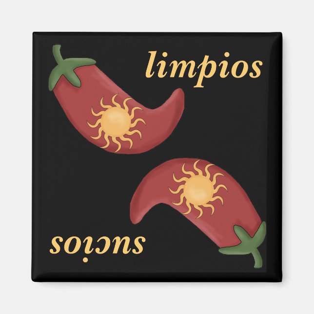 Sol y Chile Geschirrspülmaschine Magnet (Vorne)