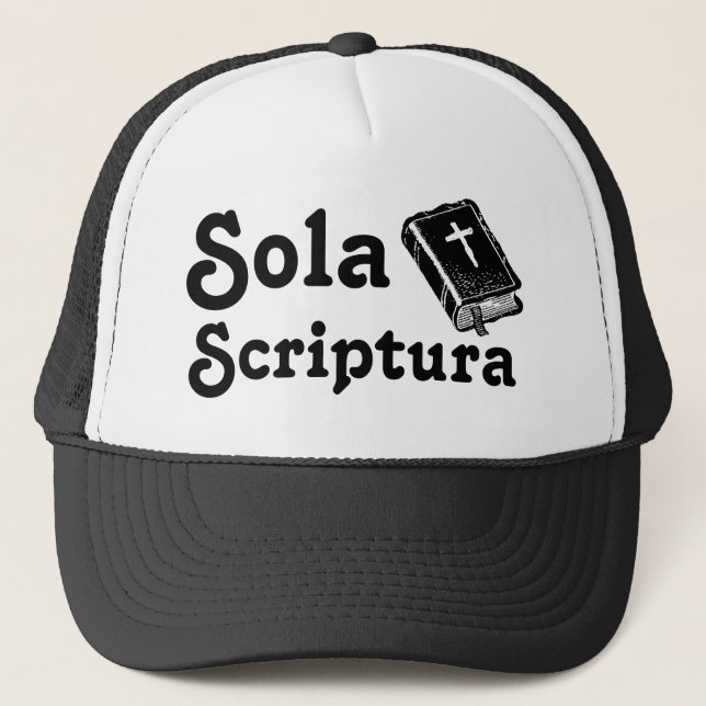 Sola Scriptura Truckerkappe (Vorderseite)