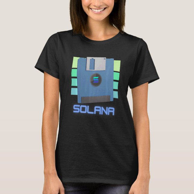 Solana Blockchain Crypto Web 3 Decentralized Crypt T-Shirt (Vorderseite)