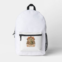 Solange Cozy Alligator Haus Rucksack
