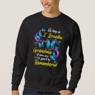 Solange ich mein Oma durchatme, werden Sie sich da Sweatshirt