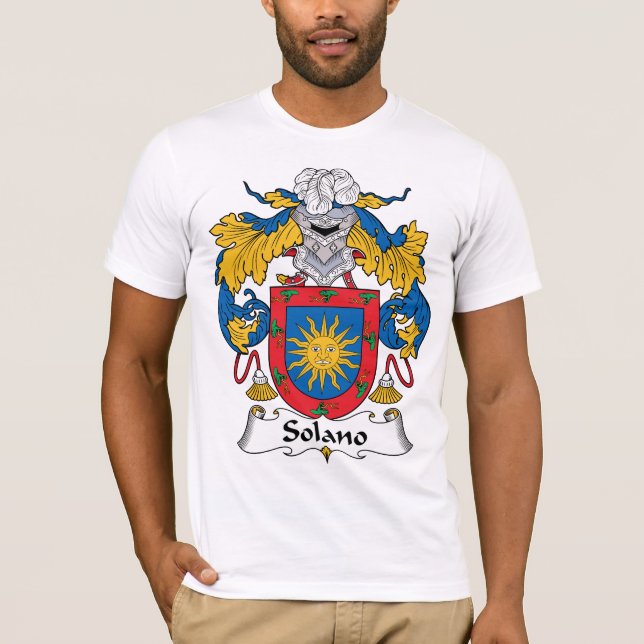 Solano Familienwappen T-Shirt (Vorderseite)