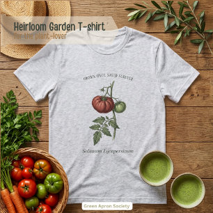 Solanum Lycopersicum Erbstück-Tomate Tri-Blend Shirt