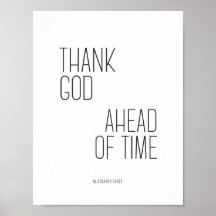 Solanus Casey Zitat Gott sei Dank 8.5x11