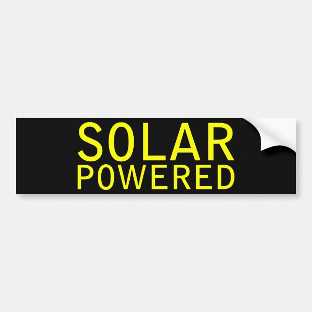 Solar angetrieben autoaufkleber (Vorne)