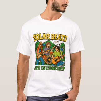Solar Beats Tumbler - Bootleg Stil IP-freies Retro T-Shirt