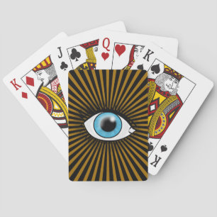 Solar Blue Eye Spielkarten