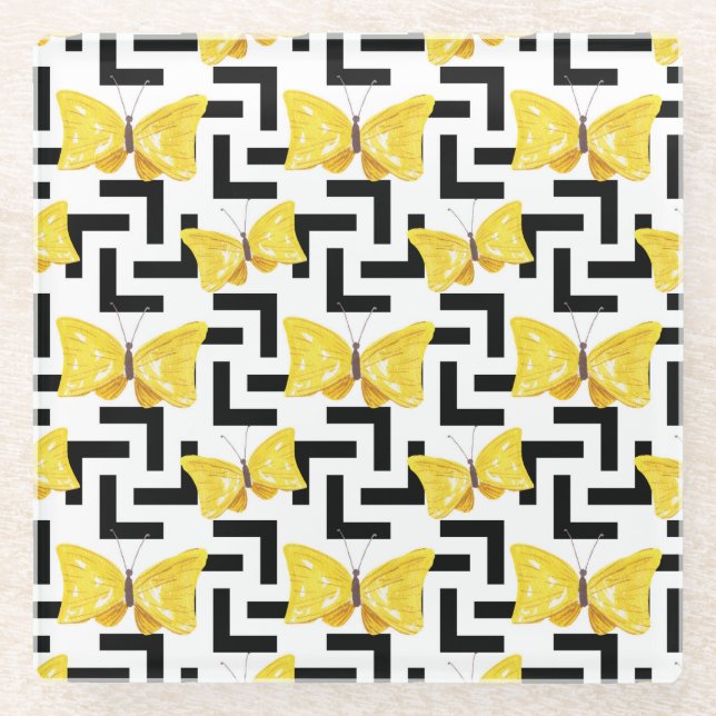 Solar-Blume Glasuntersetzer (Vorderseite)