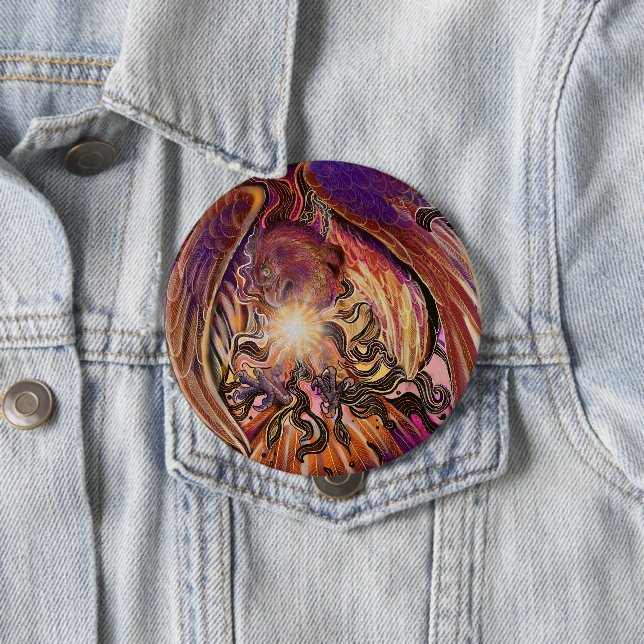 Solar Burst Hawk Button (Beispiel)