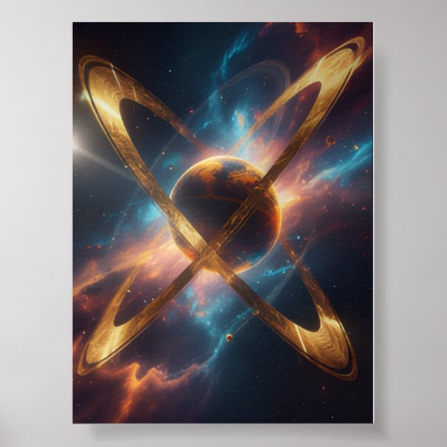 Solar Drift Abstract  Poster (Vorne)