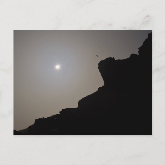Solar Eclipse 2015 Cornwall England Postkarte (Vorderseite)