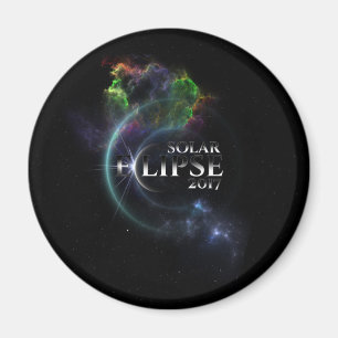 Solar Eclipse 2017 Magnet