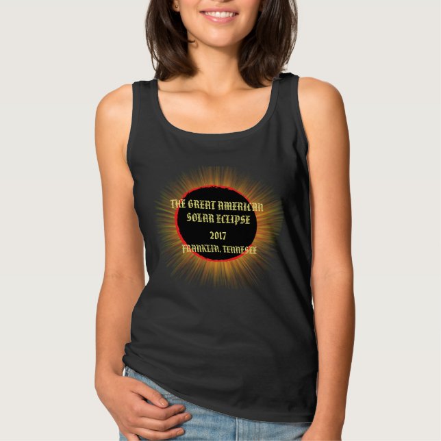 SOLAR ECLIPSE 2017 TANK TOP (Vorderseite)