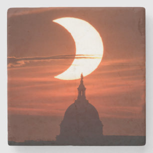 Solar Eclipse 2021 Steinuntersetzer