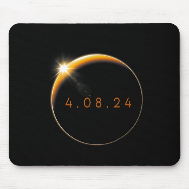 Solar Eclipse 2024 040824 Eclipse Mousepad (Vorne)