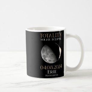 Solar Eclipse 2024 04,08,24 Erie Pennsylvania Kaffeetasse
