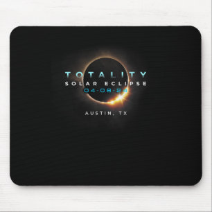 Solar Eclipse 2024 Austin Mousepad