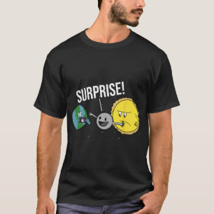 Solar Eclipse 2024 Cartoon Moon Coveri T-Shirt
