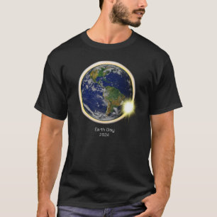 Solar Eclipse 2024 Erdsonnenmond T-Shirt