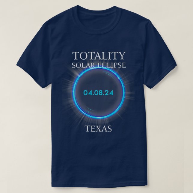 Solar Eclipse 2024 Exas 04 T-Shirt (Design vorne)