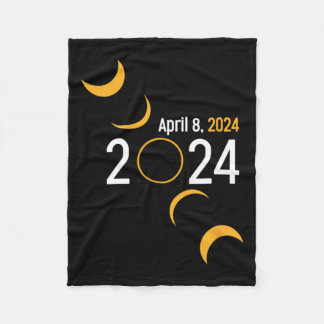 Solar Eclipse 2024 Fleecedecke