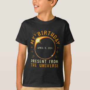 Solar-Eclipse 2024 Geburtstag Vorläufig 4,8,24 Ins T-Shirt