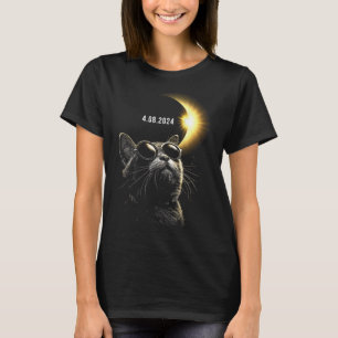 Solar Eclipse 2024 Gesamt Eclipse 8. April 2024 Ca T-Shirt