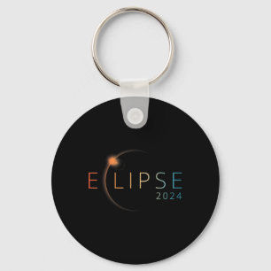 Solar-Eclipse 2024 Gesamtsolaröklipse 4,08,24 Schlüsselanhänger