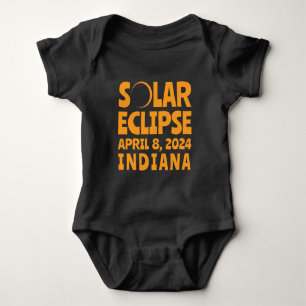 Solar Eclipse 2024 Indiana Baby Strampler