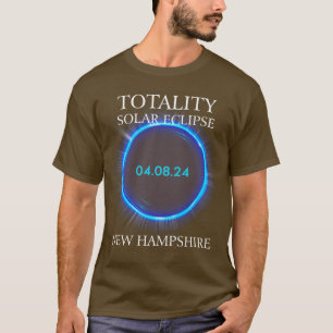 Solar Eclipse 2024 New Hampshire Astronomie Lo T-Shirt