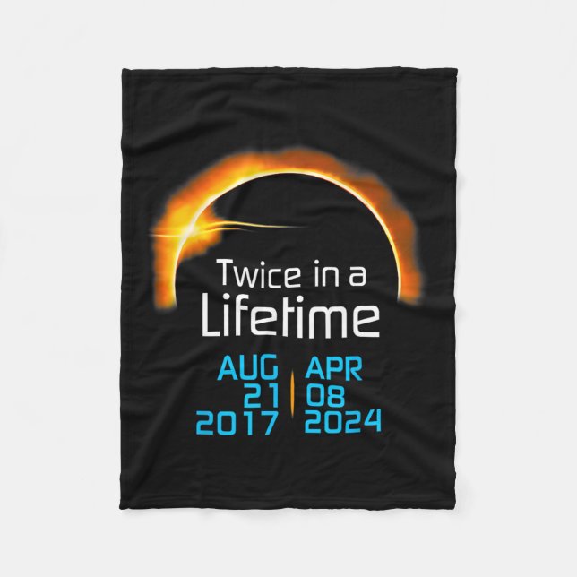 Solar Eclipse 2024 Niedlich Solar Eclipse Kinder K Fleecedecke (Vorderseite)