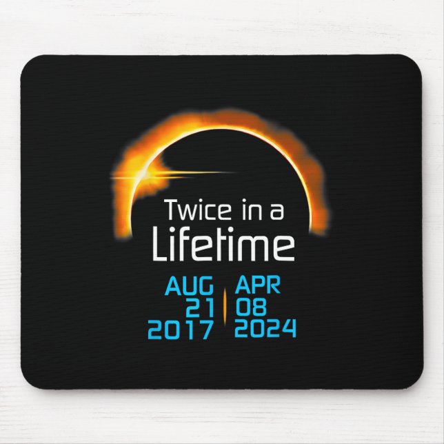 Solar Eclipse 2024 Niedlich Solar Eclipse Kinder K Mousepad (Vorne)