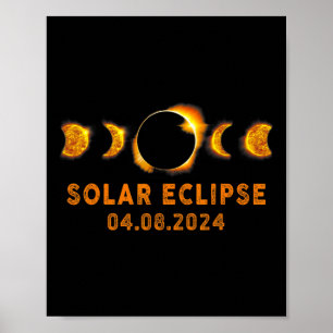 Solar Eclipse 2024 Niedlich Solar Eclipse Kinder K Poster