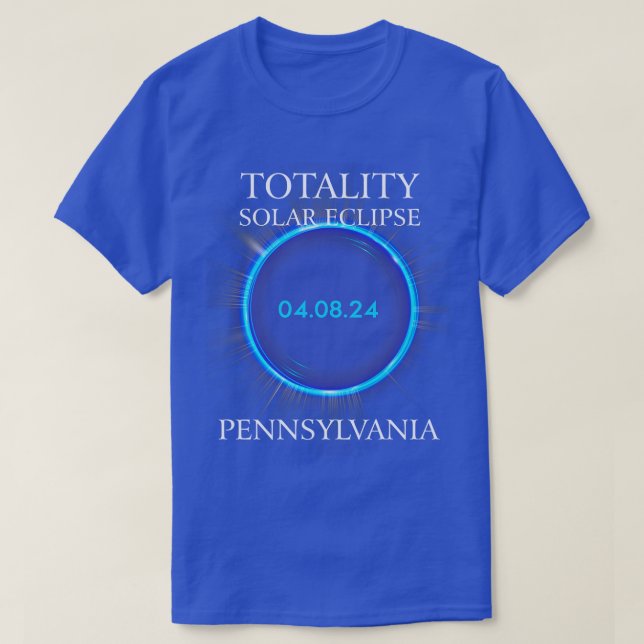 Solar Eclipse 2024 Pennsylvania 04 T-Shirt (Design vorne)