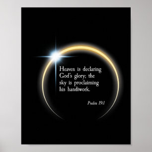 Solar Eclipse 2024 - Psalm 191 Poster